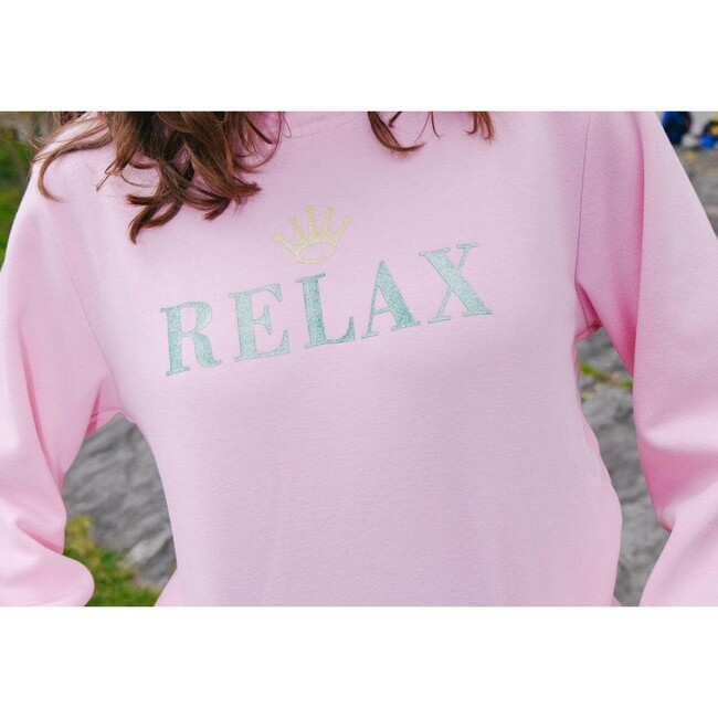 Women's Pink Relax Hoodie - Sweatshirts - 3