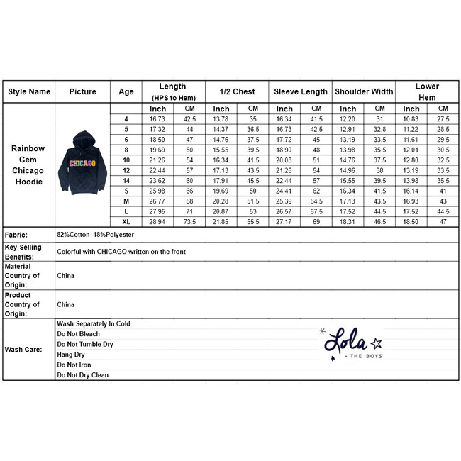 Women's Rainbow Gem Chicago Hoodie - Sweatshirts - 2