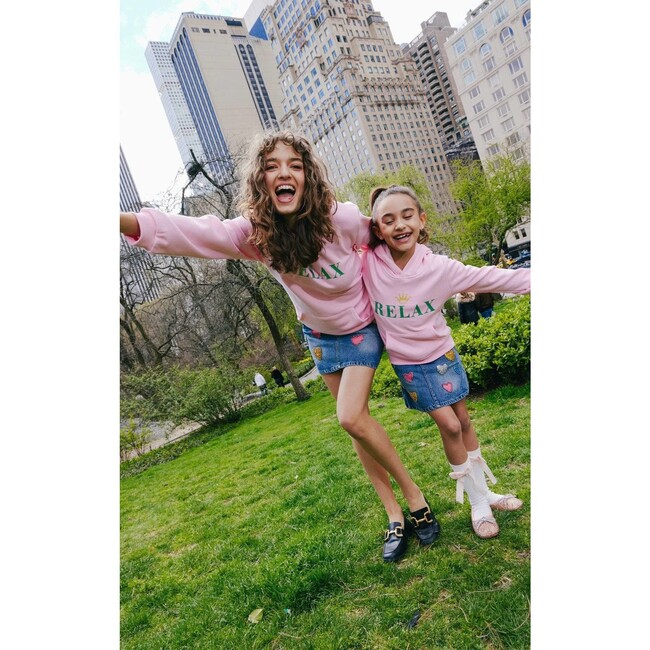 Women's Pink Relax Hoodie - Sweatshirts - 4