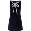 Women's Velvet Bow Princess Dress - Dresses - 1 - thumbnail