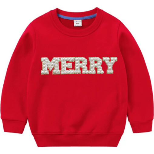 Women's Merry Pearl Sweatshirt Red - Sweatshirts - 1