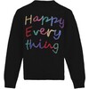 Women's Happy Everything Tinsel Sweater Black - Sweaters - 1 - thumbnail