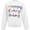 Women's Happy Everything Tinsel Sweater White - Sweaters - 1 - thumbnail