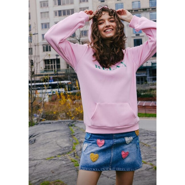 Women's Sparkle Heart Denim Skirt - Skirts - 4