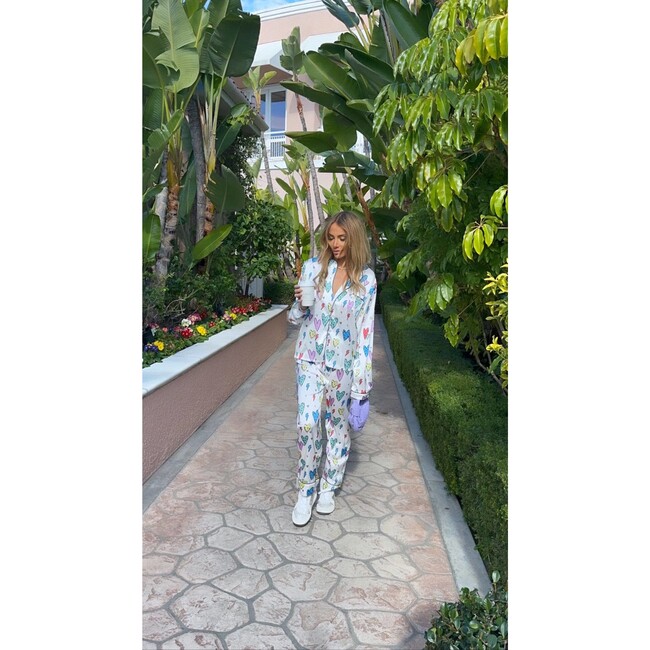 Women’s Rainbow Cheetah Heart Set - Mixed Apparel Set - 3