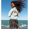 Womens Rainbow Pearl Denim Jacket - Jackets - 3