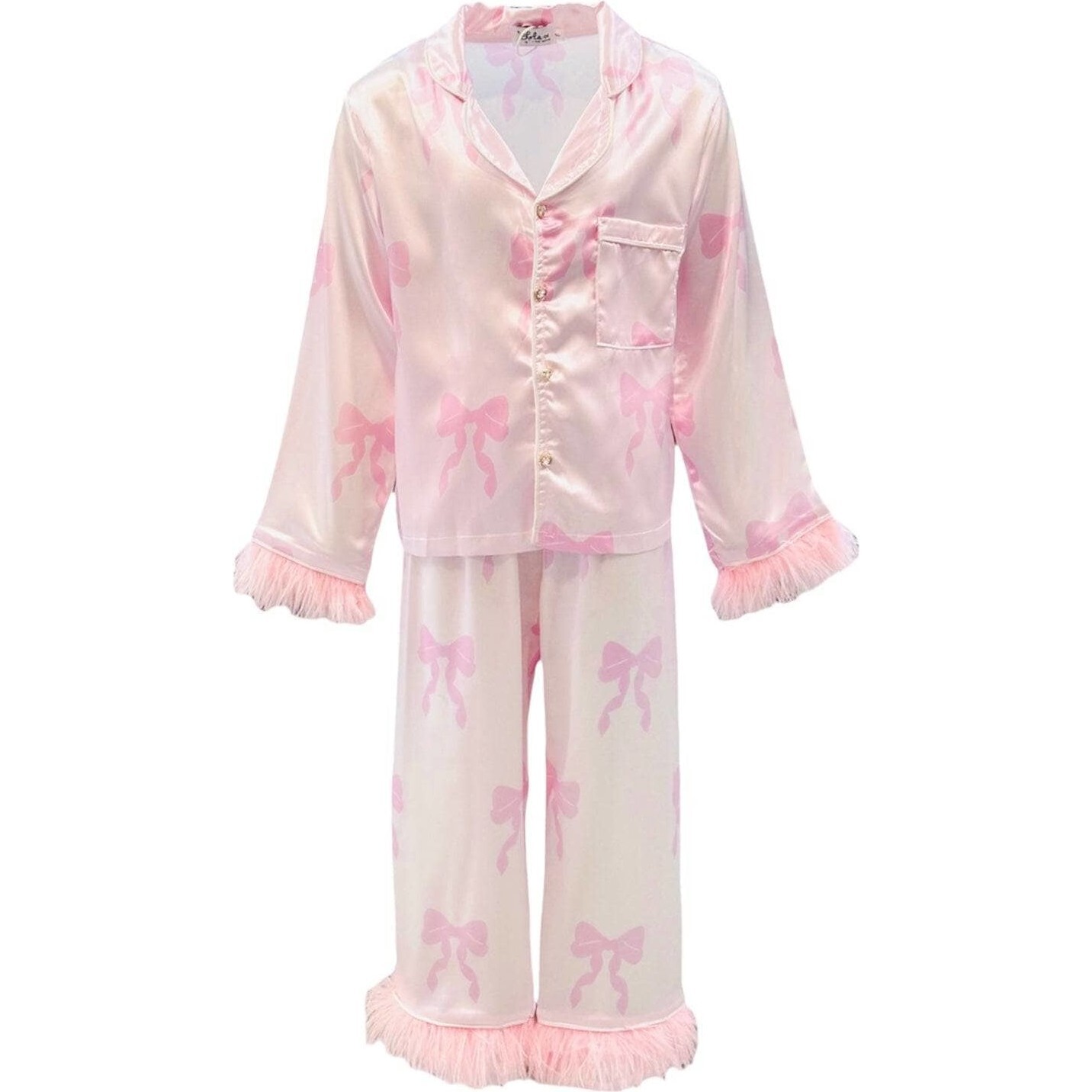 Women's Pretty in Bows Silky Set - Mixed Apparel Set - 1