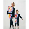 Women’s Rainbow Tie Dye Ruffle Set - Mixed Apparel Set - 2
