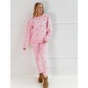 Women's Embroidered Heart All Over Set Pink - Mixed Apparel Set - 2