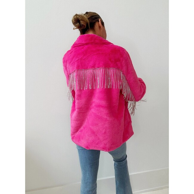 Women's Elle Crystal Faux Fur Coat