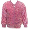 Women's Pretty in Pink Sequin Bomber - Jackets - 1 - thumbnail