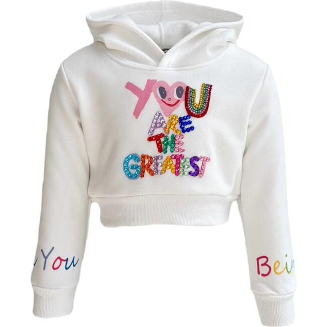 Women's You Are The Greatest Cropped Hoodie - Sweatshirts - 1