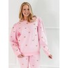 Women's Embroidered Heart All Over Set Pink - Mixed Apparel Set - 3