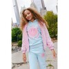 Women's Pretty in Pink Sequin Bomber - Jackets - 2