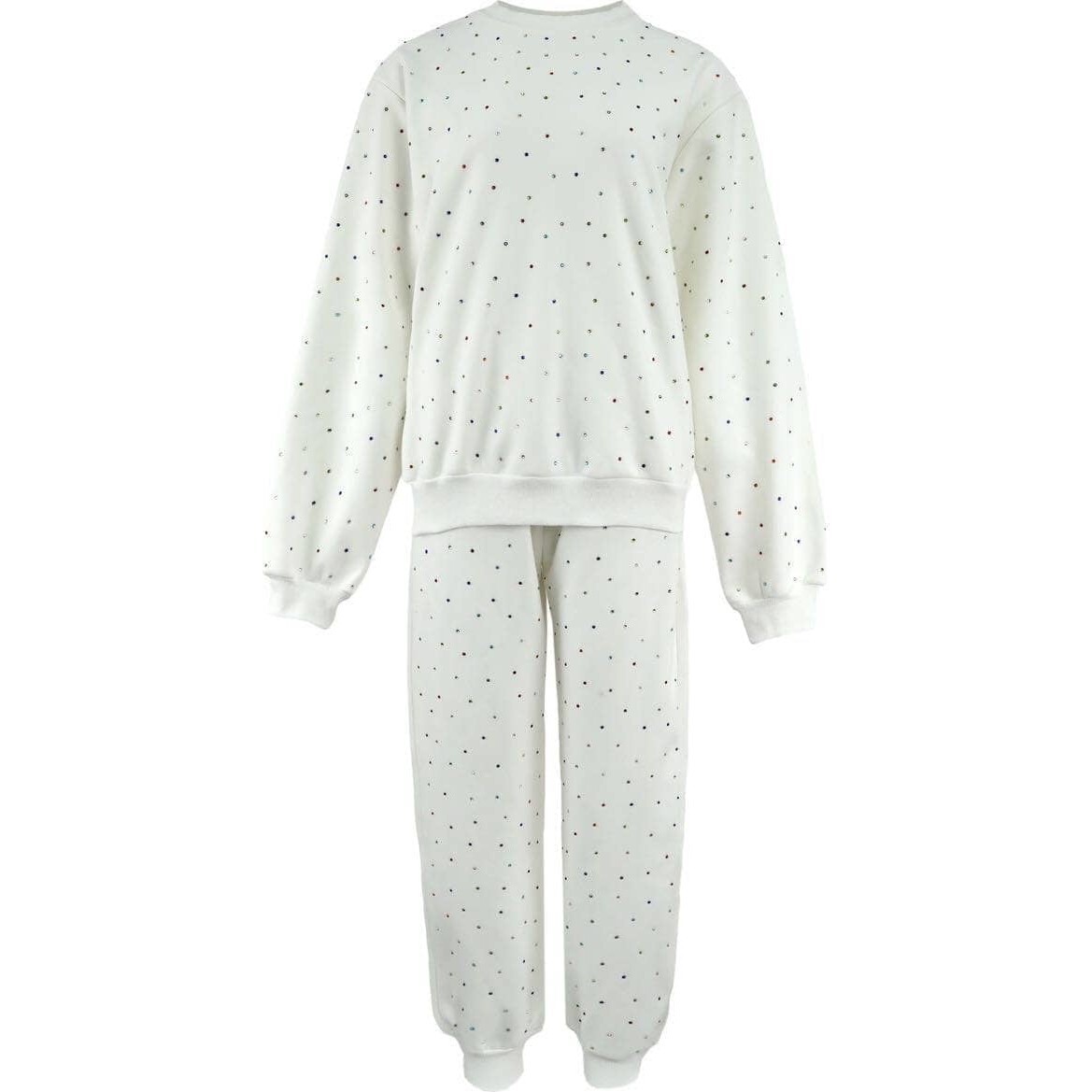 Women's White Rainbow Sparkle Set - Mixed Apparel Set - 1
