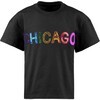 Women's Sequin Chicago T-shirt Black - T-Shirts - 1 - thumbnail