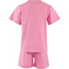 Rainbow Gem Short Set Pink - Mixed Apparel Set - 2