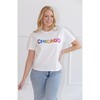 Women's Sequin Chicago T-shirt Black - T-Shirts - 3
