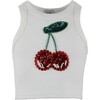 Women's Beaded Gem Cherry Tank - Tank Tops - 1 - thumbnail