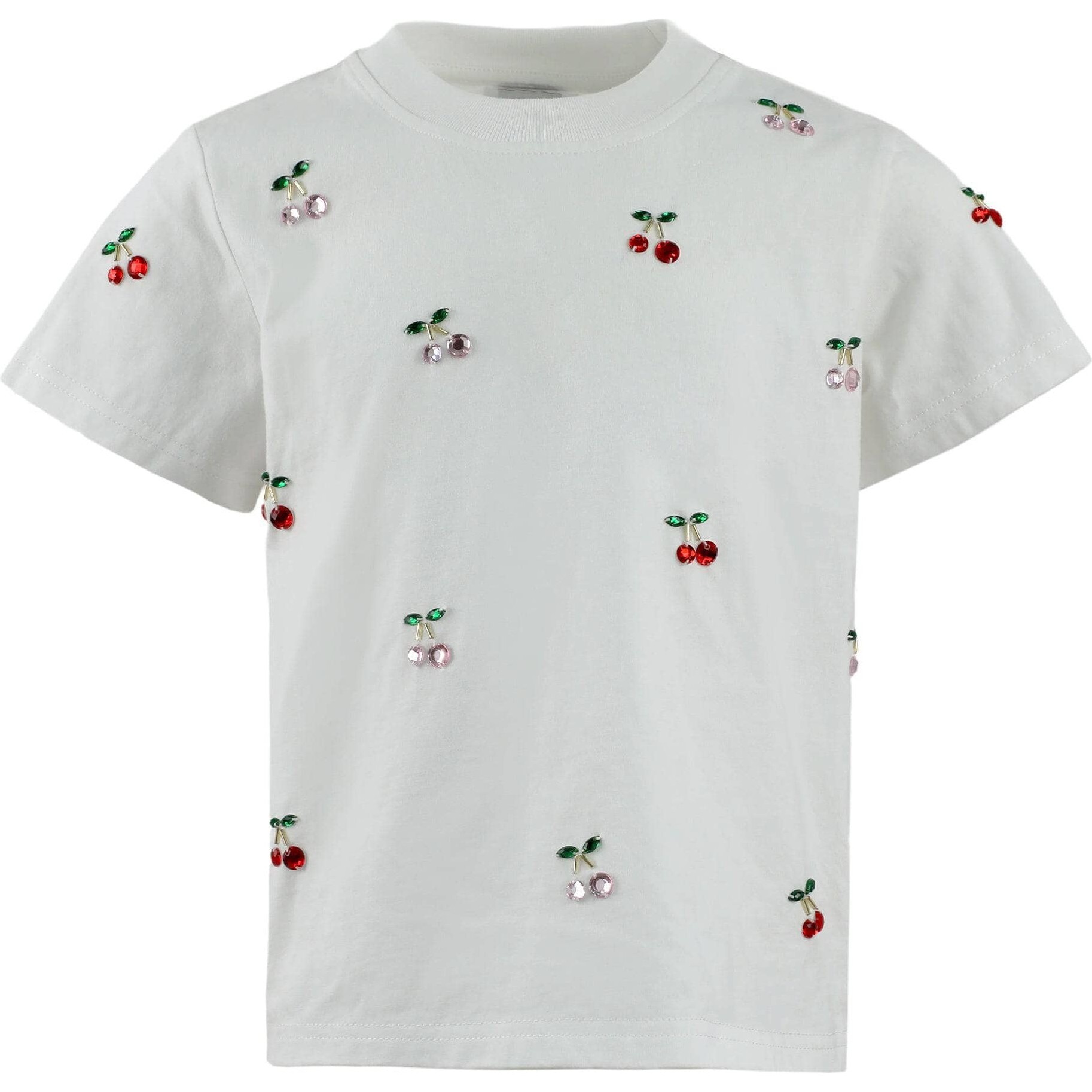 Women's Cherry on Top Gem T-Shirt - T-Shirts - 1