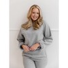 Women's Grey Feather Athletic Set - Mixed Apparel Set - 3