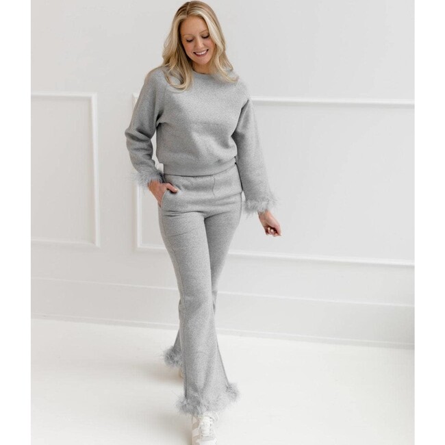 Women's Grey Feather Athletic Set - Mixed Apparel Set - 5