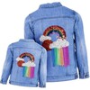 Women's Rainbow Tassel Denim - Jackets - 2