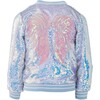 Women's Iridescent Angel Sequin Flip Bomber - Jackets - 1 - thumbnail