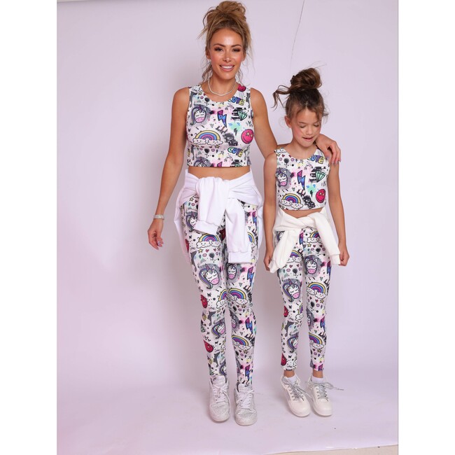 Women's Unicorn Graffiti Athletic Set - Mixed Apparel Set - 3