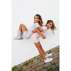Sporty Bow Short Set Pink - Mixed Apparel Set - 4