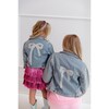 Women's Crystal Denim Jacket - Jackets - 2