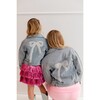 Women's Crystal Denim Jacket - Jackets - 3