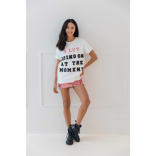 Women's A Lot Going On Sequin T-shirt - T-Shirts - 5