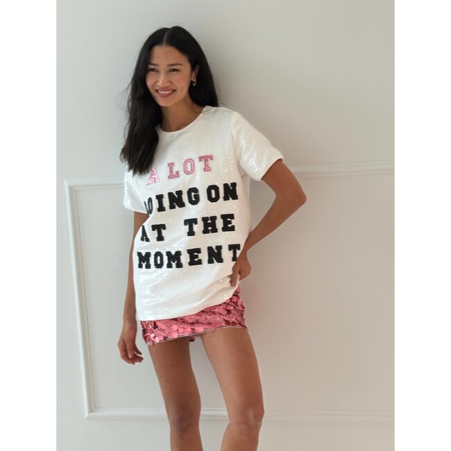 Women's A Lot Going On Sequin T-shirt - T-Shirts - 6