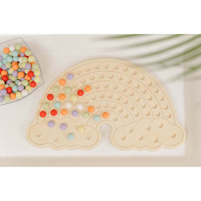Wooden Activity  Board, Rainbow - Wooden Puzzles - 4