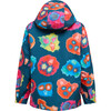 Chip Rain Jacket "Pets", Deep Petrol - Raincoats - 2