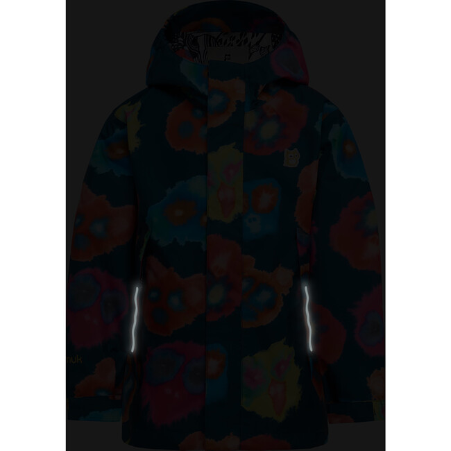 Chip Rain Jacket "Pets", Deep Petrol - Raincoats - 3
