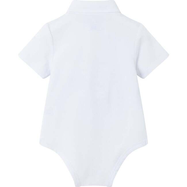 Infant Pinstripe Vest & Short Set, Chambray - Mixed Apparel Set - 4