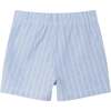 Infant Pinstripe Vest & Short Set, Chambray - Mixed Apparel Set - 6