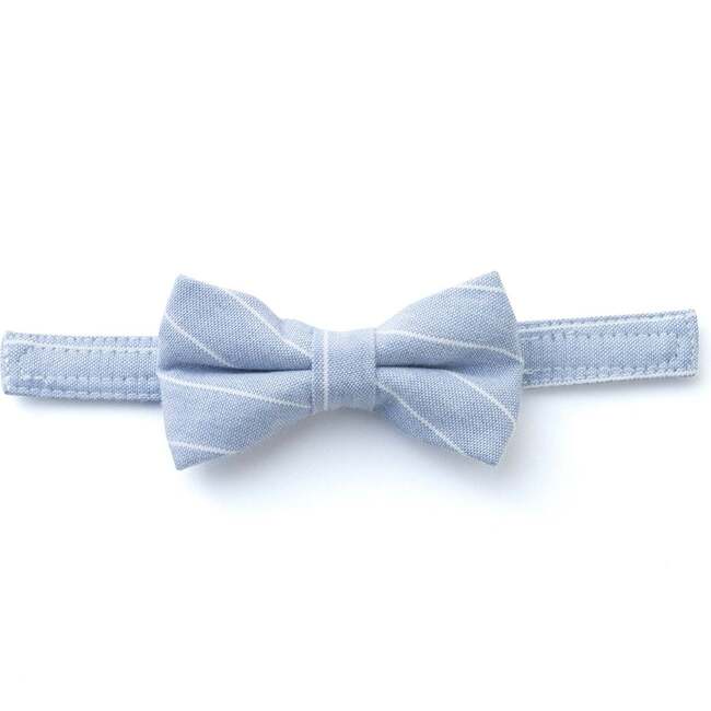 Infant Pinstripe Vest & Short Set, Chambray - Mixed Apparel Set - 7