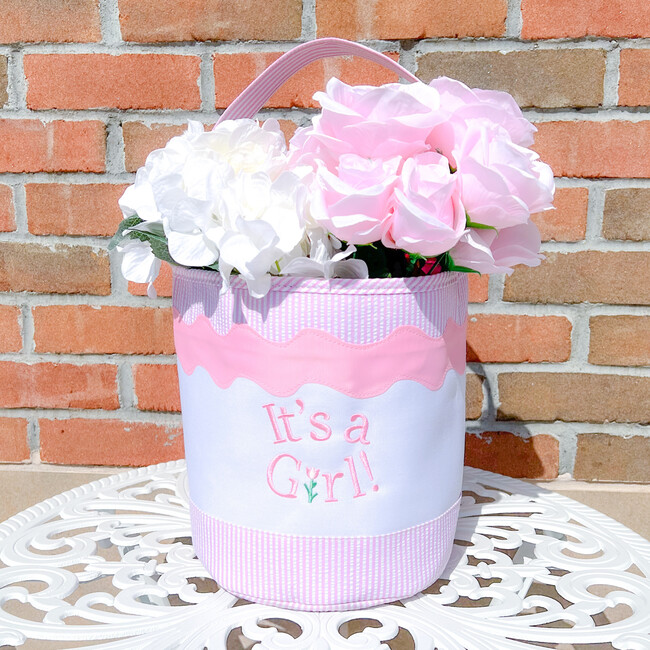 It's a Girl Gift Tote, Pink - Bags - 2