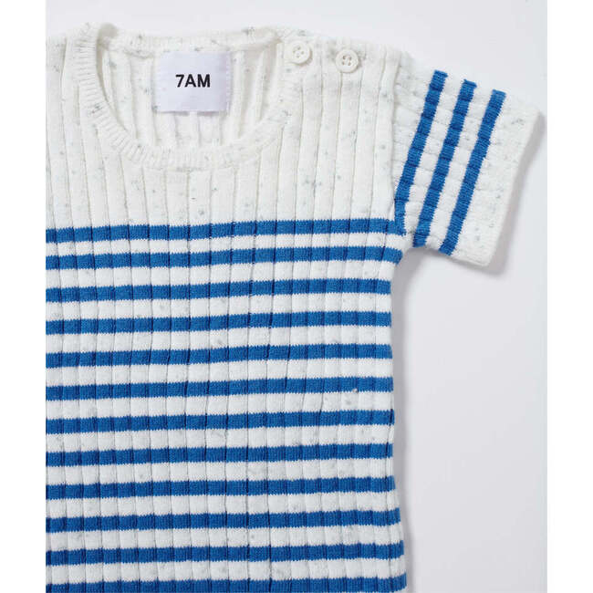 Ribbed Short Sleeve Top - T-Shirts - 4