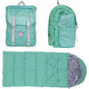 Sleep-N-Pack™ Little Kid Size Sleeping Bag Backpack ,Glow-In-The-Dark Collection: Glow Dino Bones - Hats - 1 - thumbnail