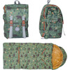 Sleep-N-Pack™ Little Kid Size Sleeping Bag Backpack,Pals in Print: Camping Bears Trail - Hats - 1 - thumbnail
