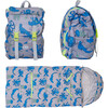 Sleep-N-Pack™ Little Kid Size  Sleeping Bag Backpack, Sea Creatures - Hats - 1 - thumbnail