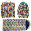 Sleep-N-Pack™ Big Kid Sleeping Bag Backpack, Walter and Friends Print - Hats - 1 - thumbnail