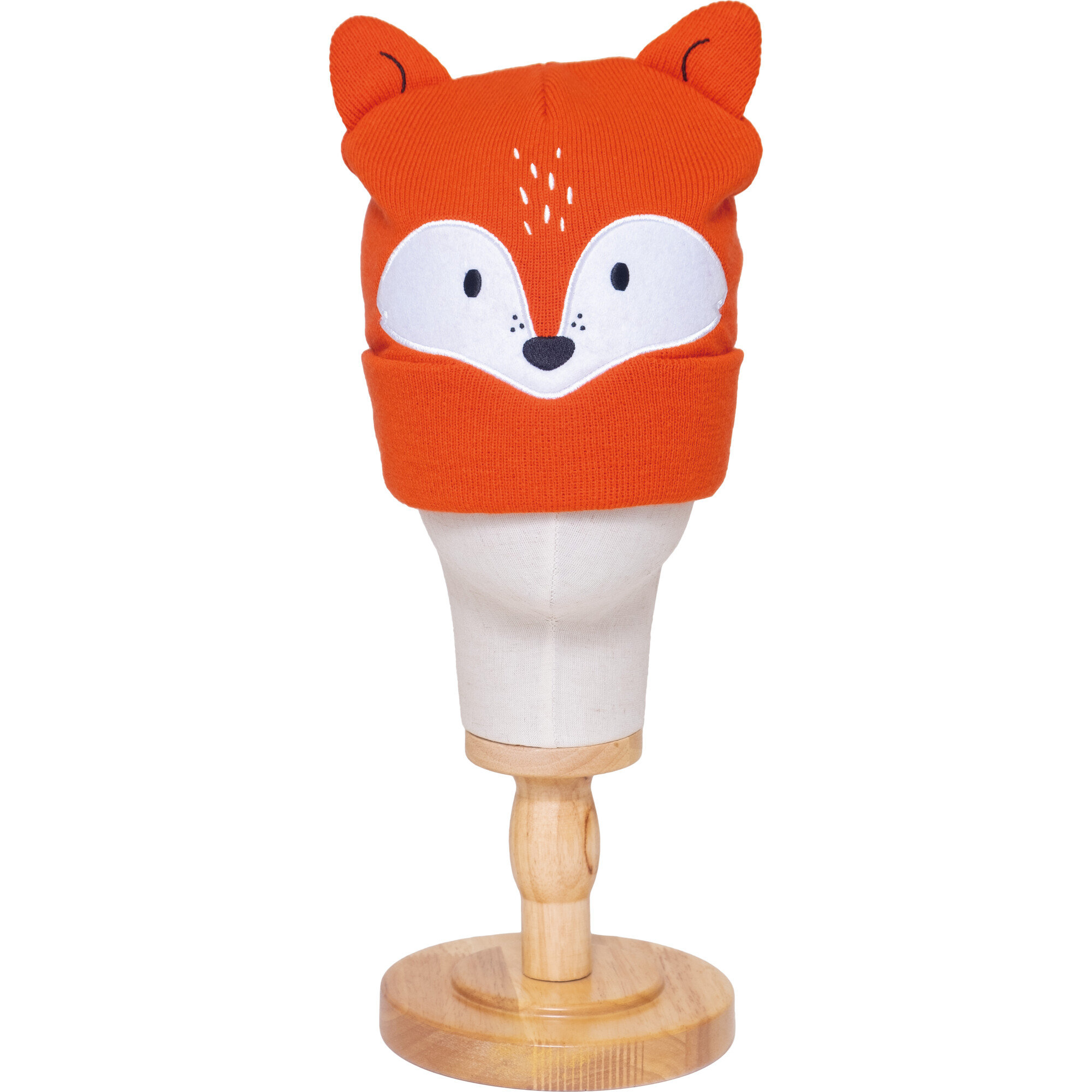 The Big Face Beanie, Fox-y - Hats - 1