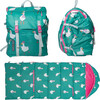 Sleep-N-Pack™ Big Kid Sleeping Bag Backpack ,Silly Ducks - Hats - 1 - thumbnail