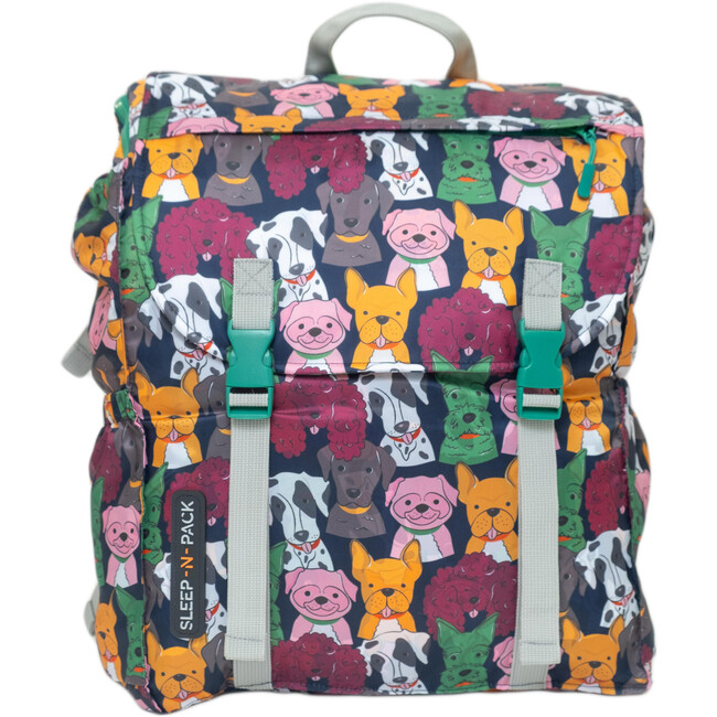 Sleep-N-Pack™ Big Kid Sleeping Bag Backpack, Walter and Friends Print - Hats - 2
