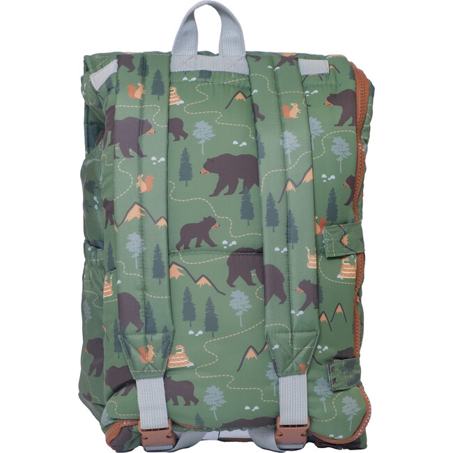 Sleep-N-Pack™ Little Kid Size Sleeping Bag Backpack,Pals in Print: Camping Bears Trail - Hats - 3
